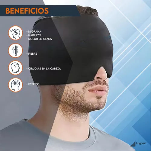 HEAD ALIVE® Gorro de gel especial para alivio de ansiedad y migraña