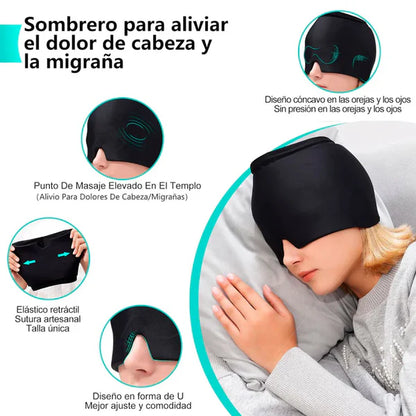 HEAD ALIVE® Gorro de gel especial para alivio de ansiedad y migraña
